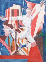 Larry Rivers ASTAIRE IN THE AIR Screenprint - Sold for $2,432 on 05-16-2026 (Lot 86).jpg